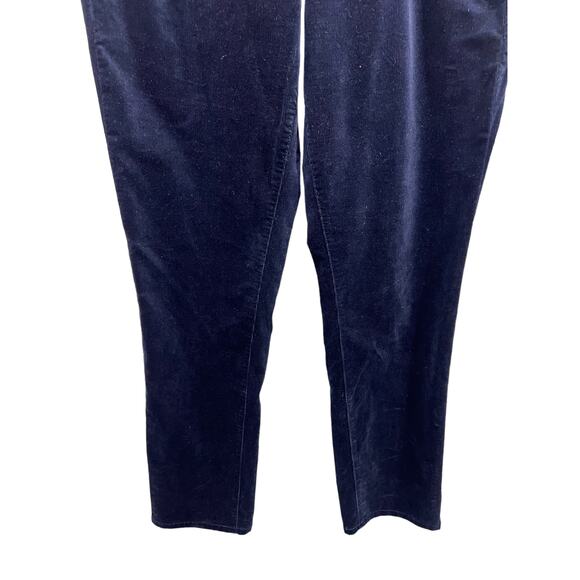 Talbots Womens Size 12 Stretch Fine Corduroy Straight Leg Pants Indigo Blue - Picture 6 of 12